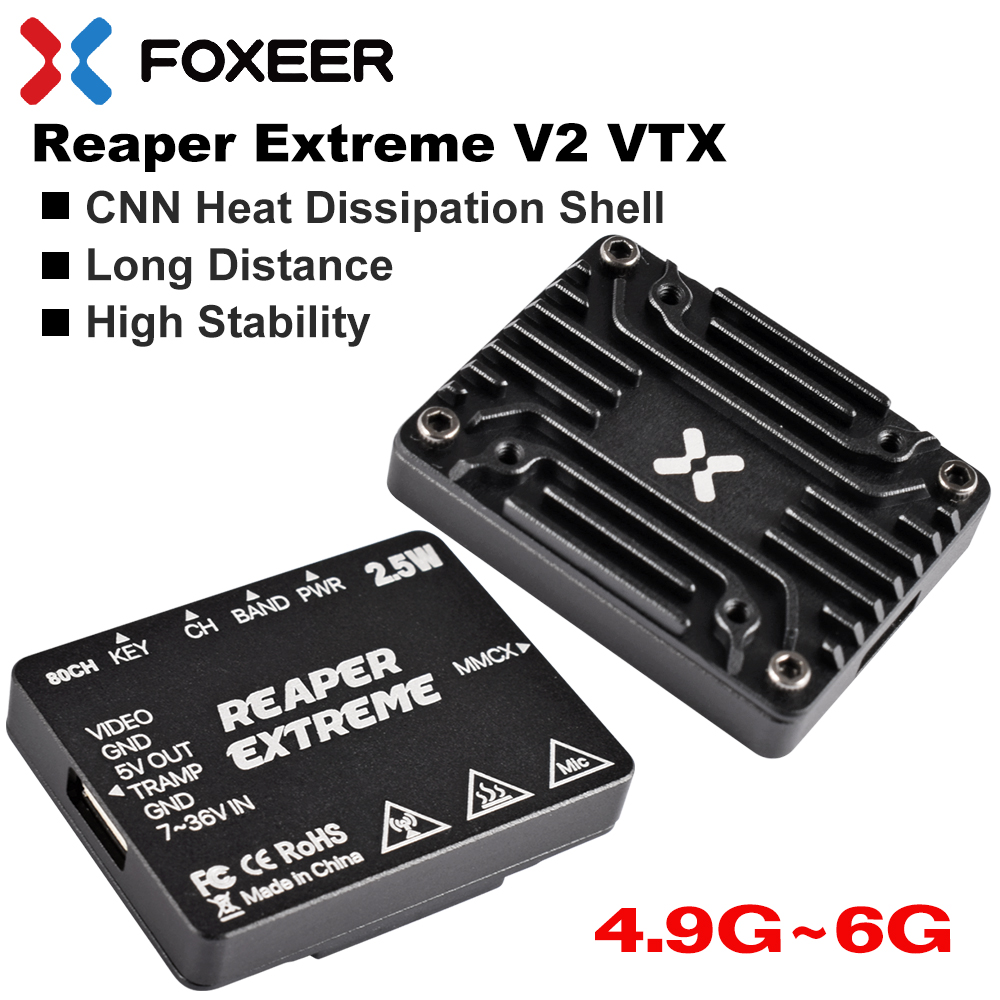 (super discount) Foxeer 4.9-6G - Foxeer Reaper Extreme 2.5W Vtx 评论和价格